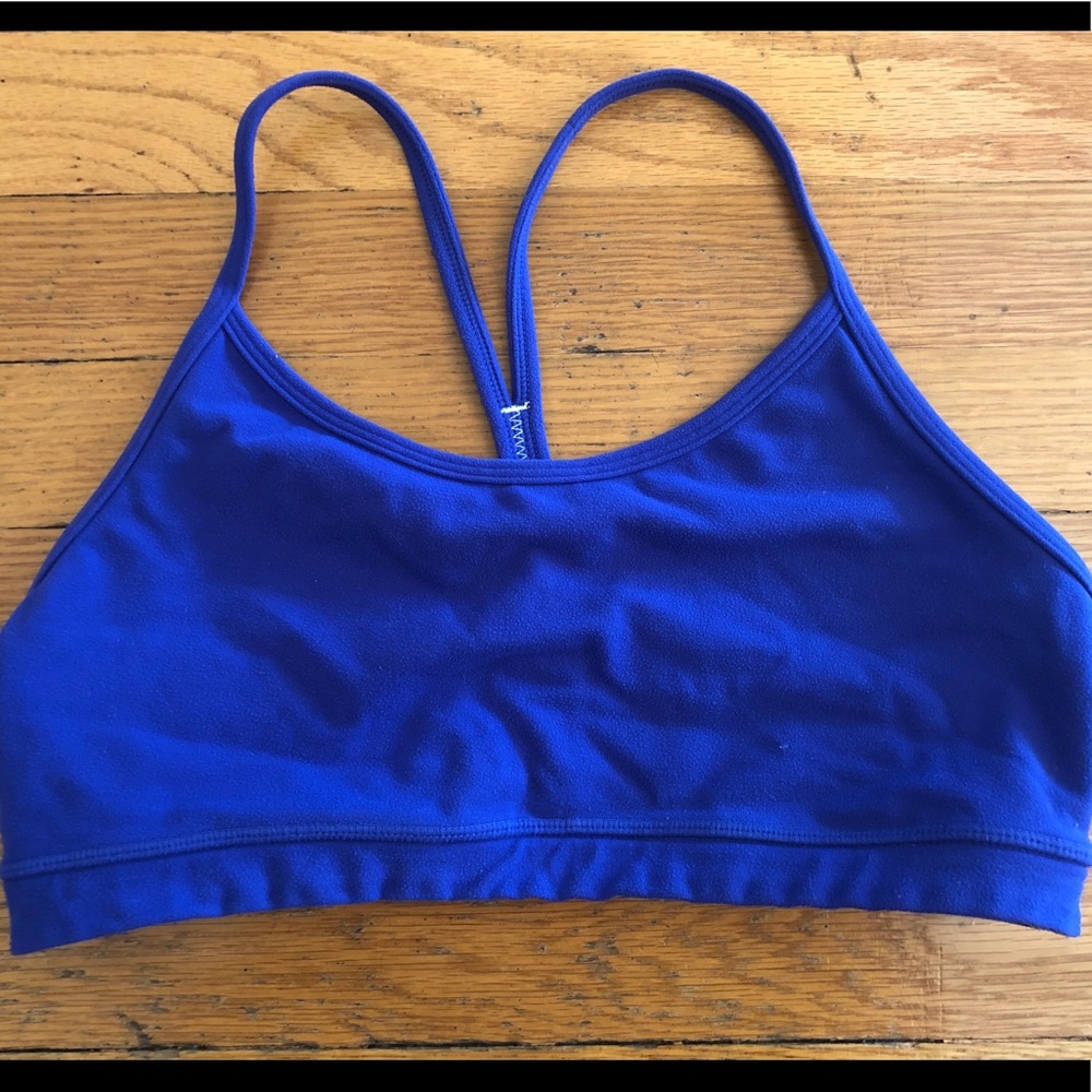 Lululemon Power Y Sports Bra Royal Blue